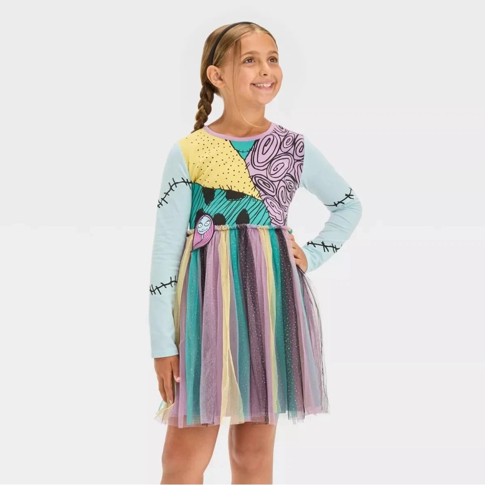 Disney’s The Nightmare Before Christmas Girl’s Sally Dress Cosplay L(10-12) NWT